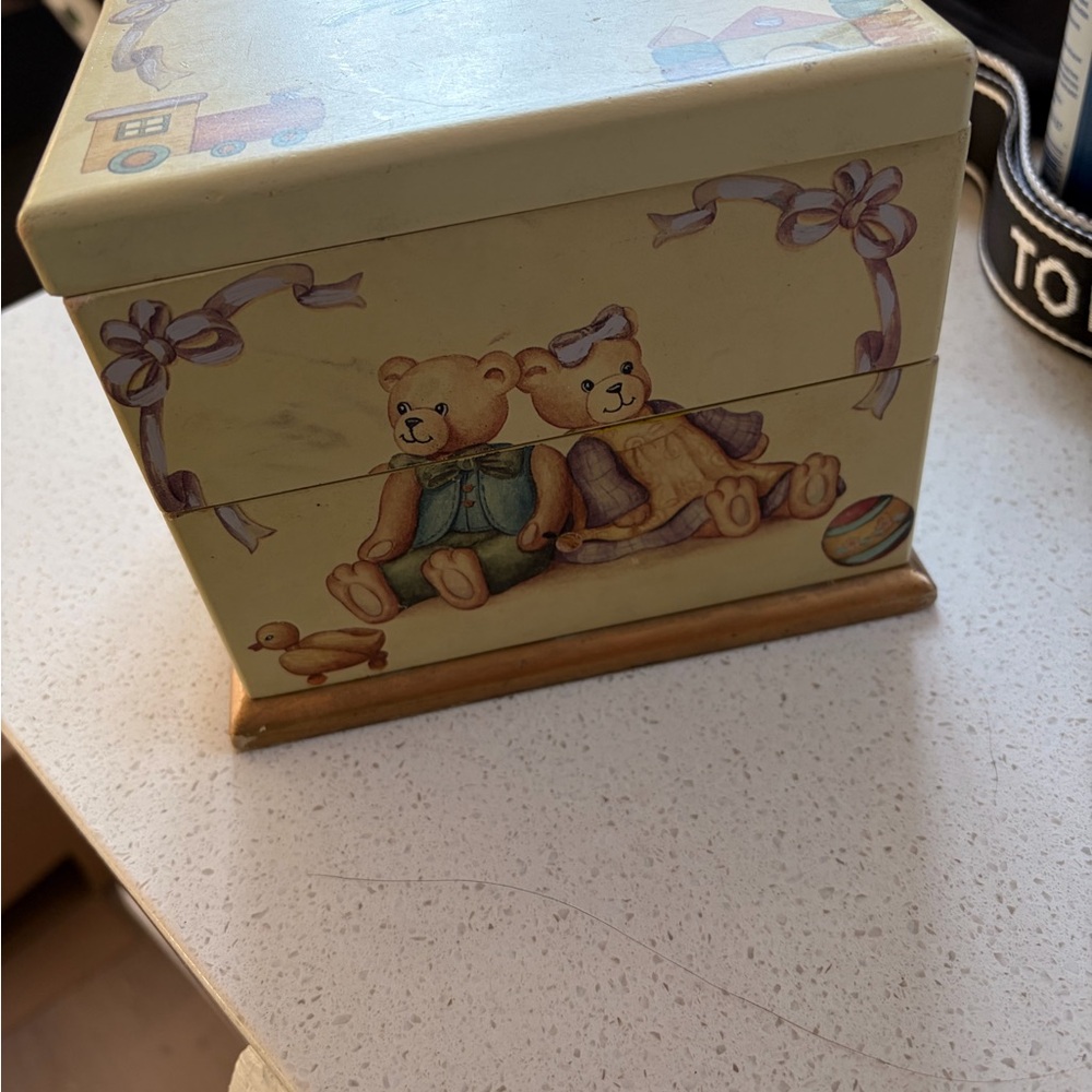 Adorable Bear-Themed Jewelry Box